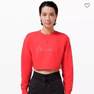 Lululemon All Yours Cropped Crew *Lunar New Year- Size 4 18-19” PTP